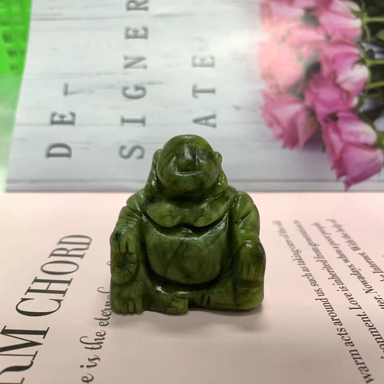 Green jade Buddha(small)
