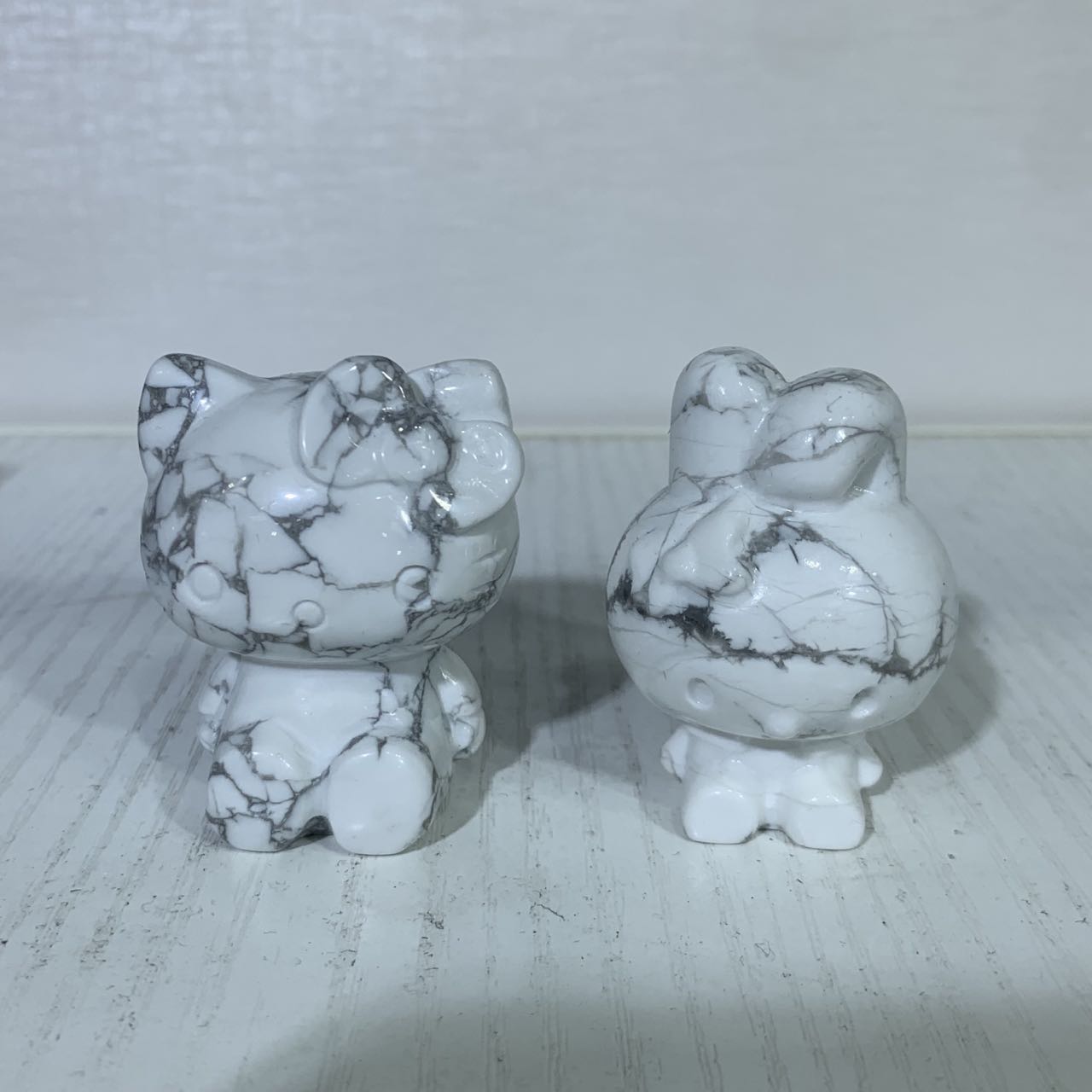 Cartoon Howlite Hello kitty&Melody