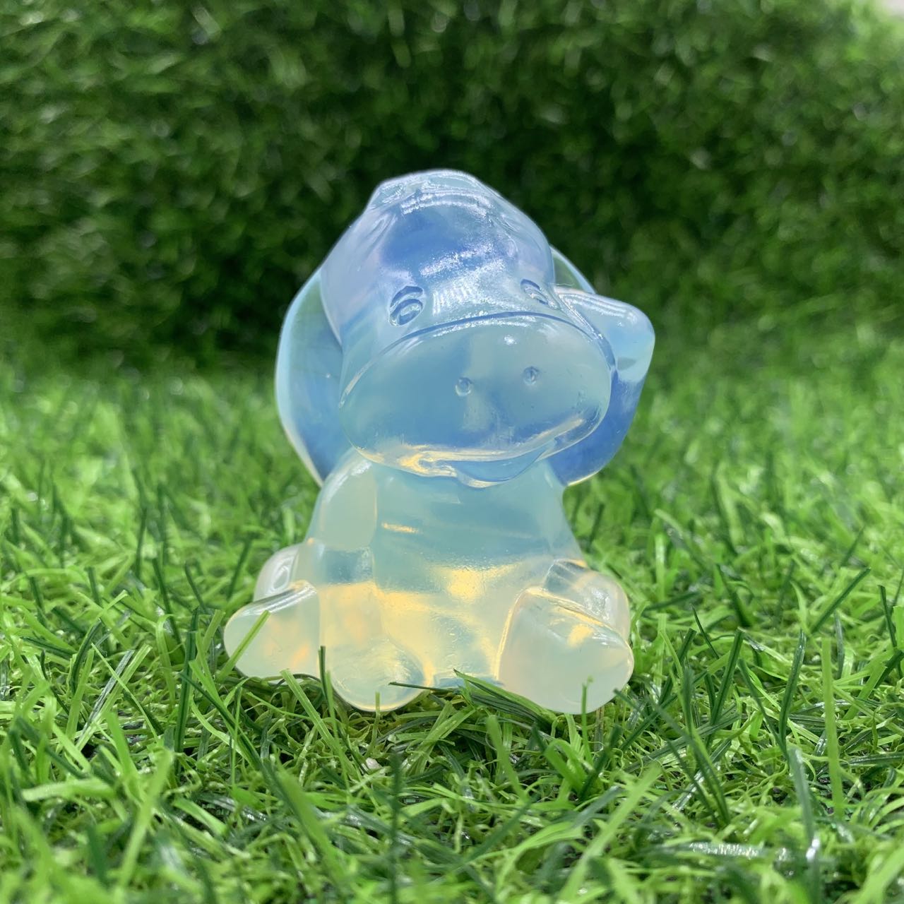 Winnie the pooh Eeyore opalite carving