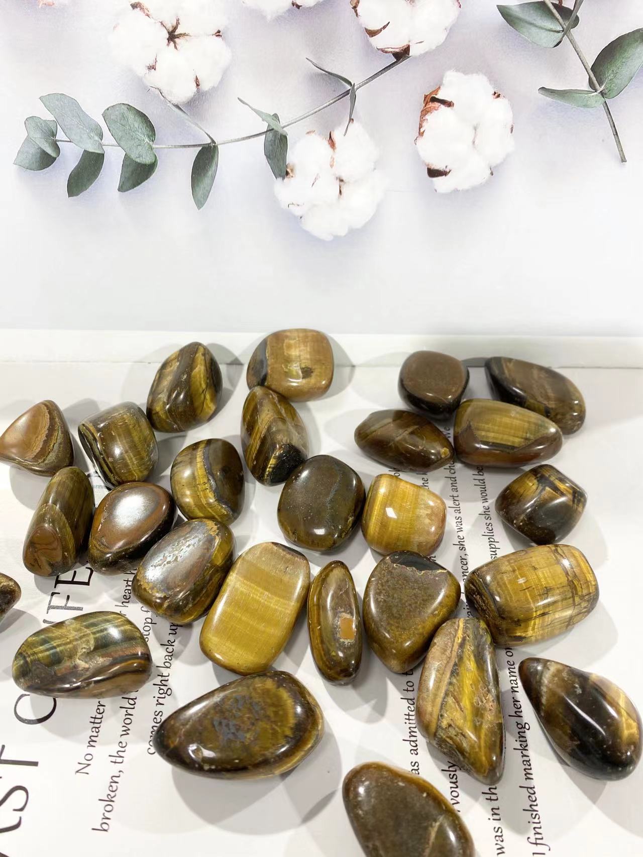 Yellow tiger eye tumble