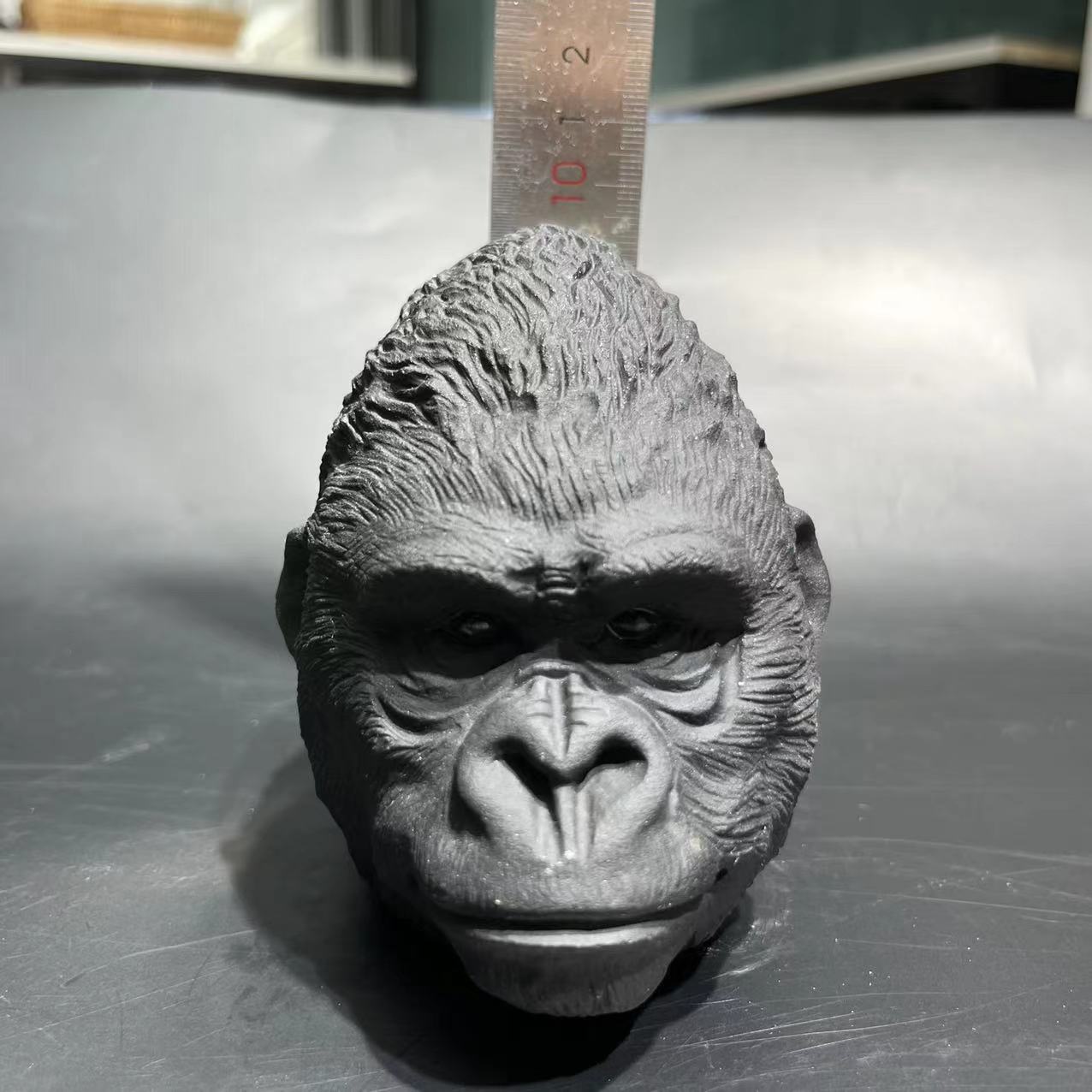 Obsidian Gorilla carving