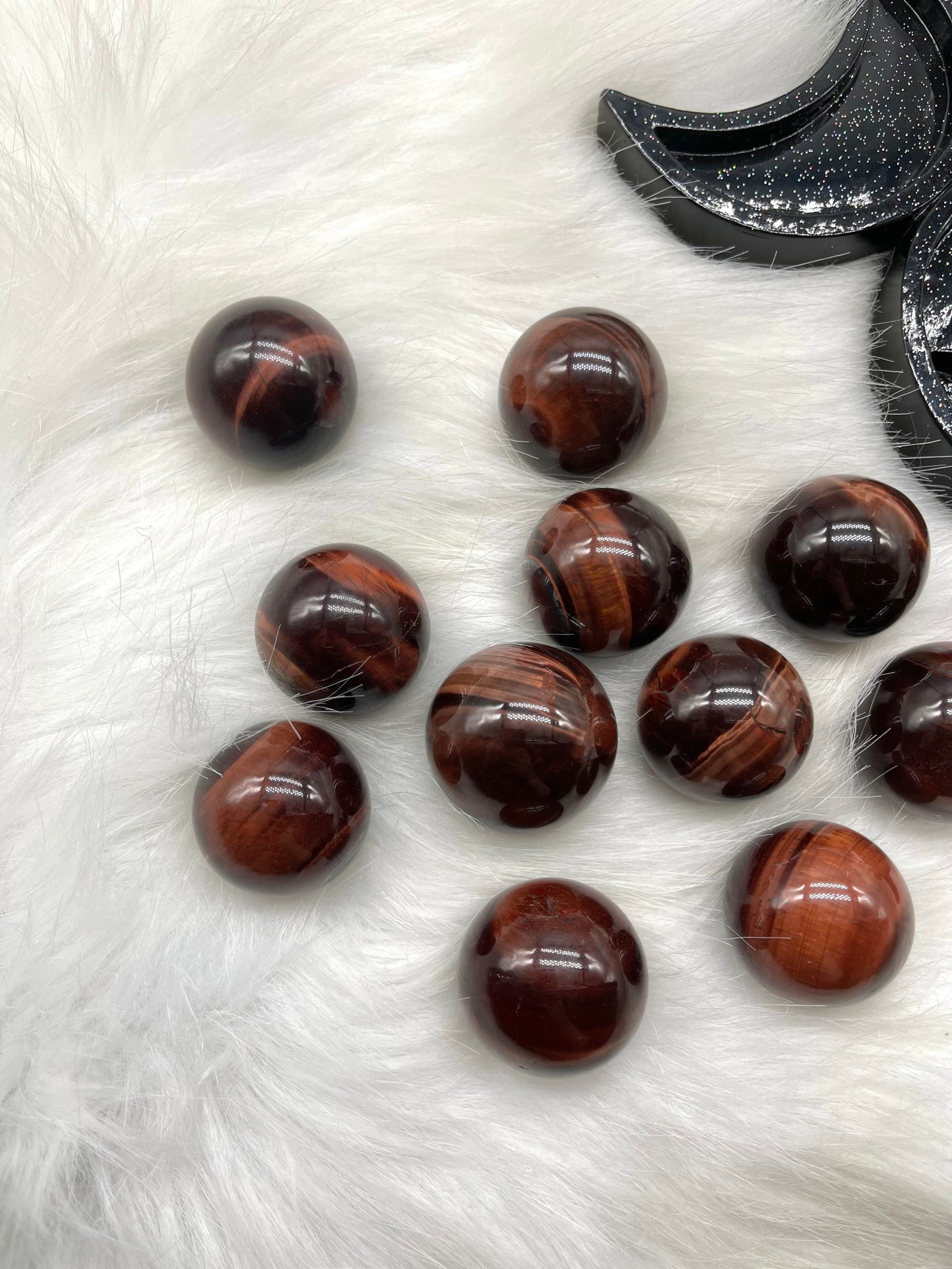Medium Sphere Red Tiger Eye
