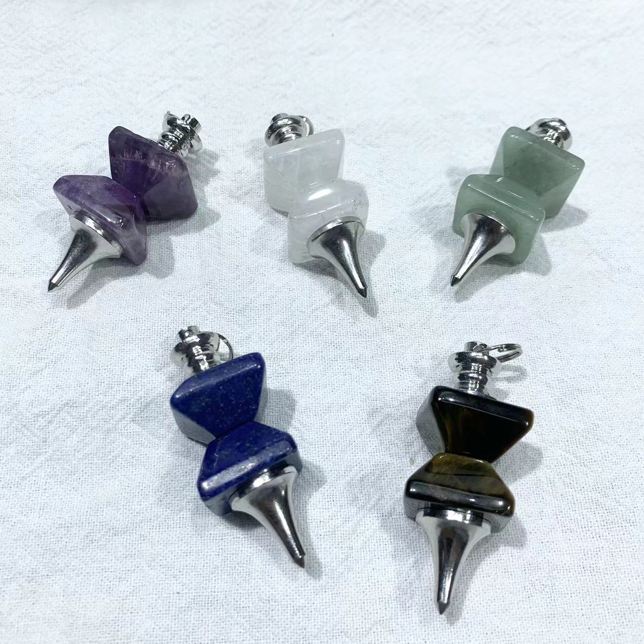 Double pyramid pendent