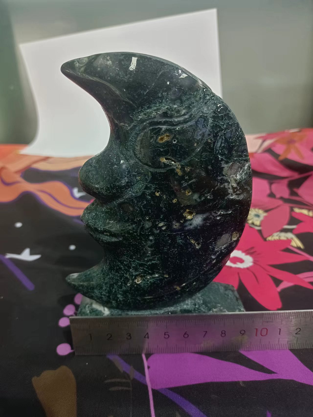 Moss agate moon