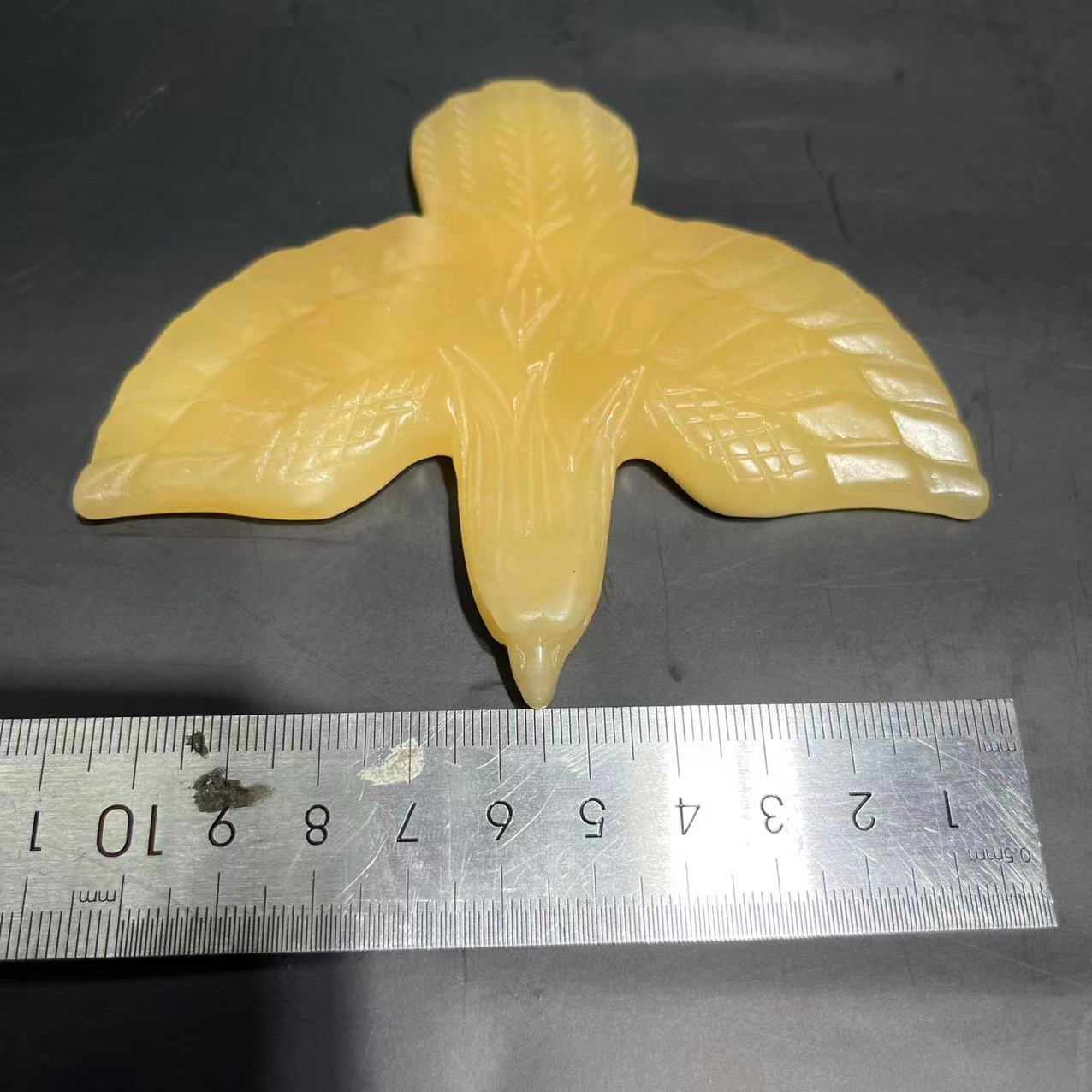Calcite Eagle carving