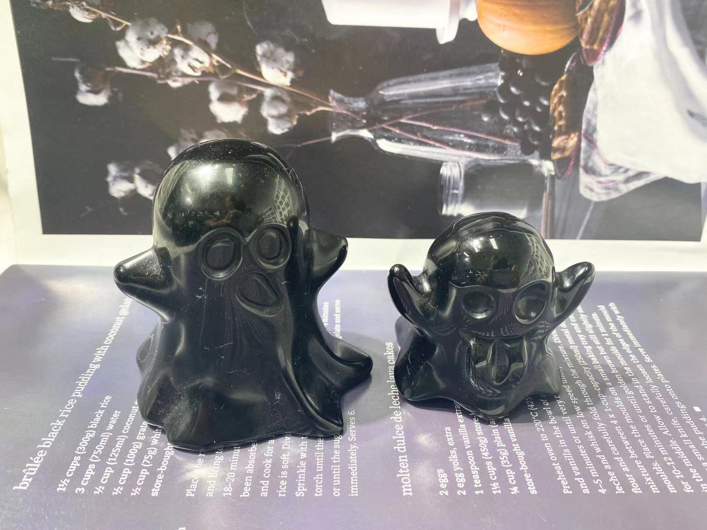 Obsidian ghost （big and small）