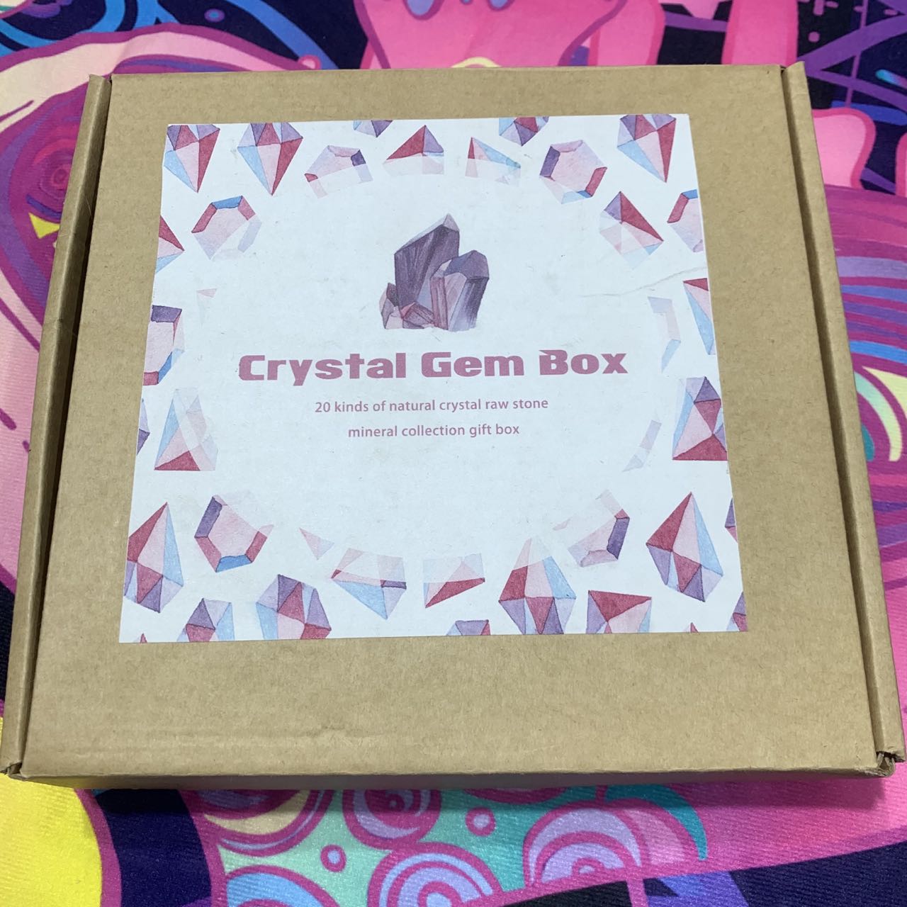 Crystal raw box collection 25 piece