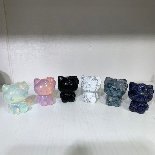 Cartoon Hello Kitty carvings