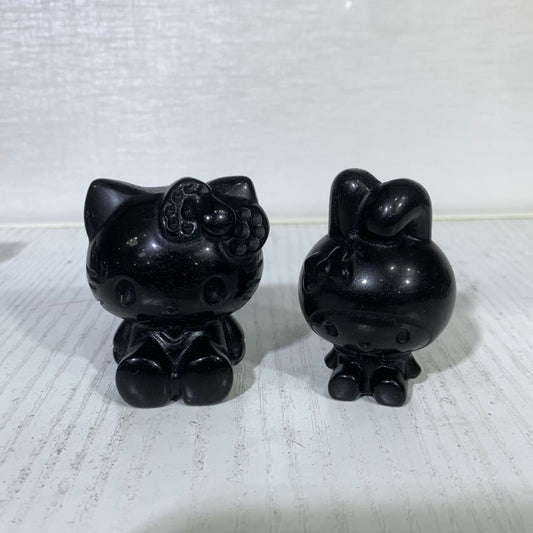 Cartoon Obsidian hello kitty&melody