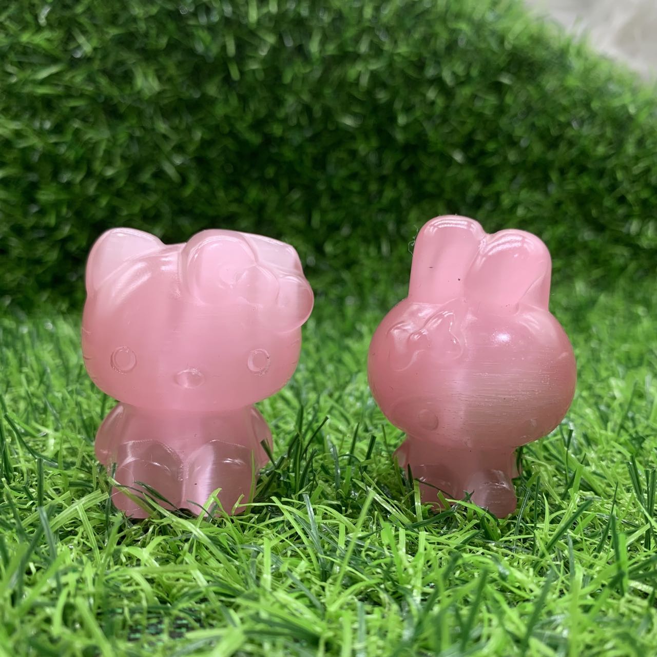 Hello kitty&Melody cat eye carving