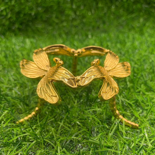 Golden Dragonfly metal stand