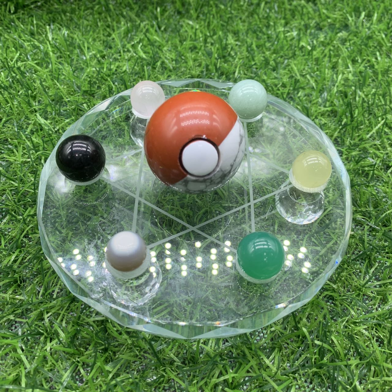 Chakra plate stand medium