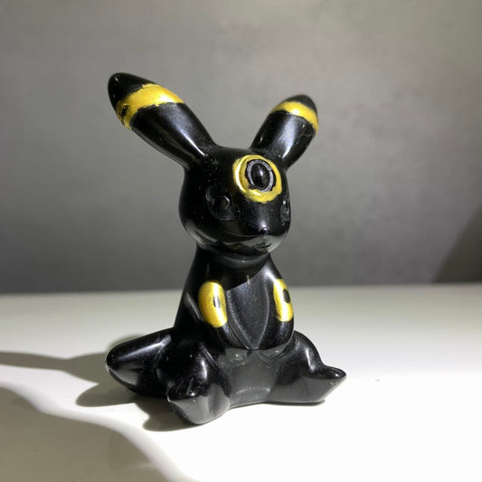 Umbreon obsidian carving pokemon