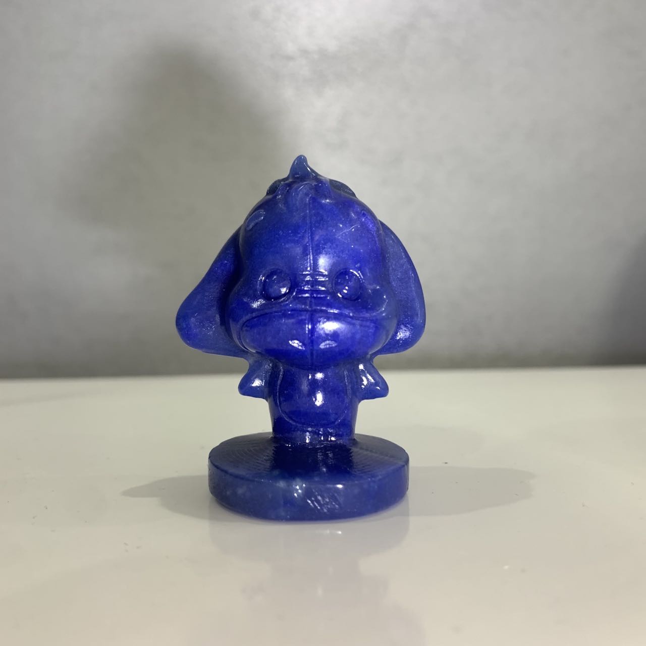 Eeyore carving blue aventurine