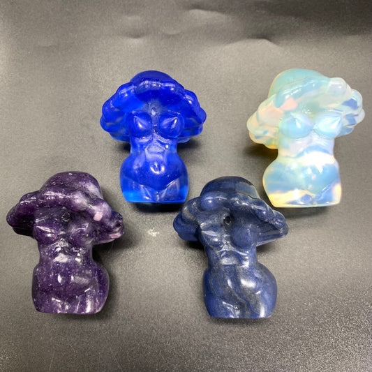 Mushroom Lady body carving