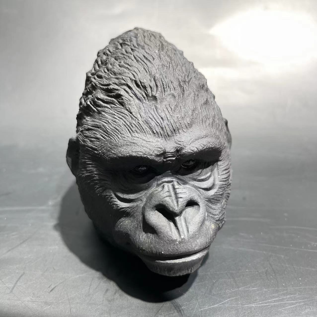 Obsidian Gorilla carving