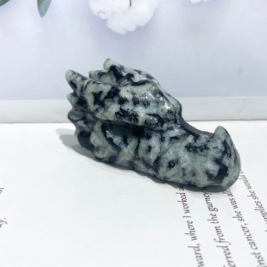 Green network dragon head