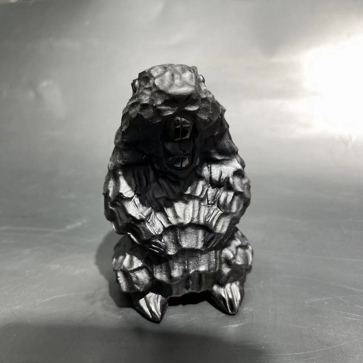 Obsidian Chipmunk carving