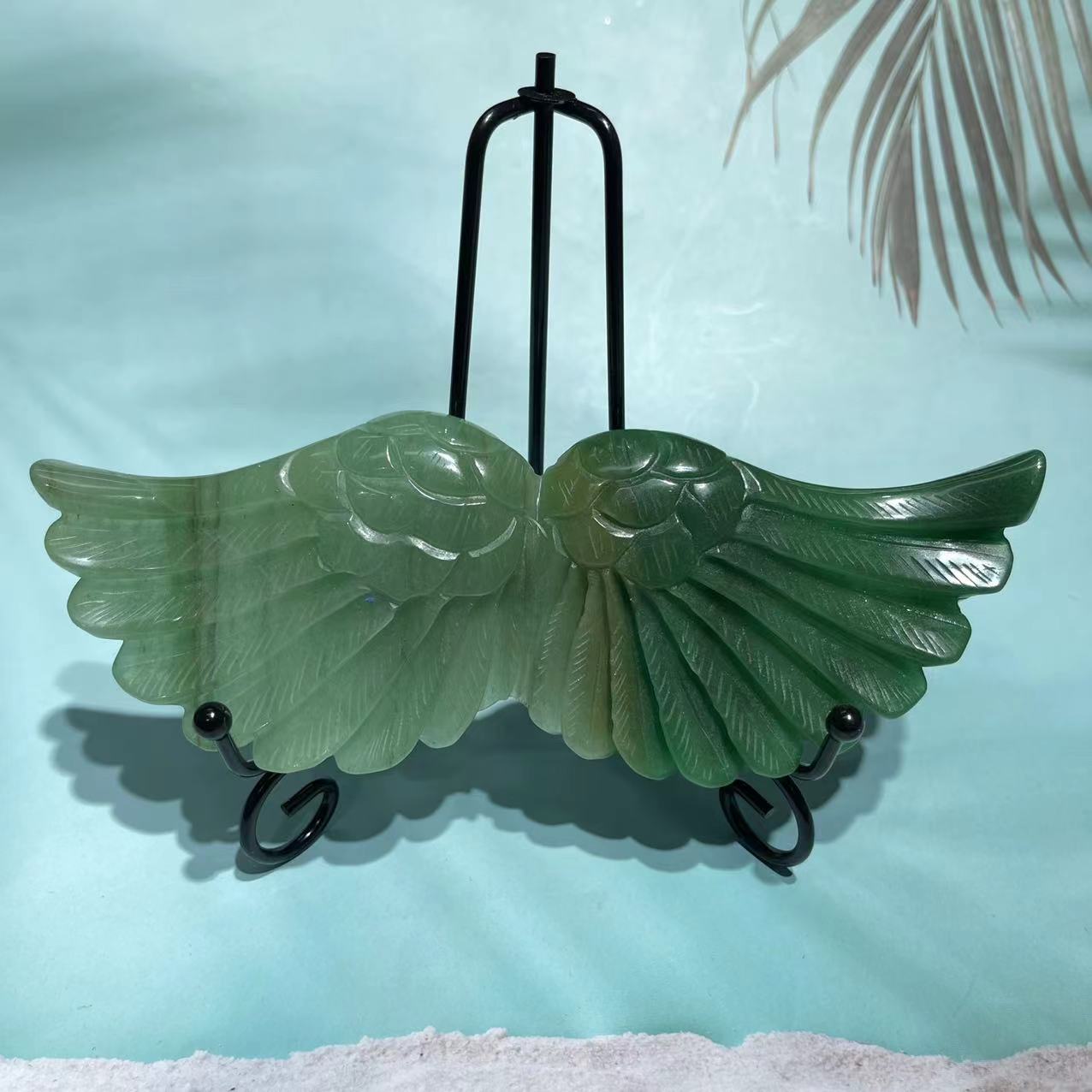 Green Aventurine wing free stand