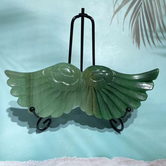 Green Aventurine wing free stand