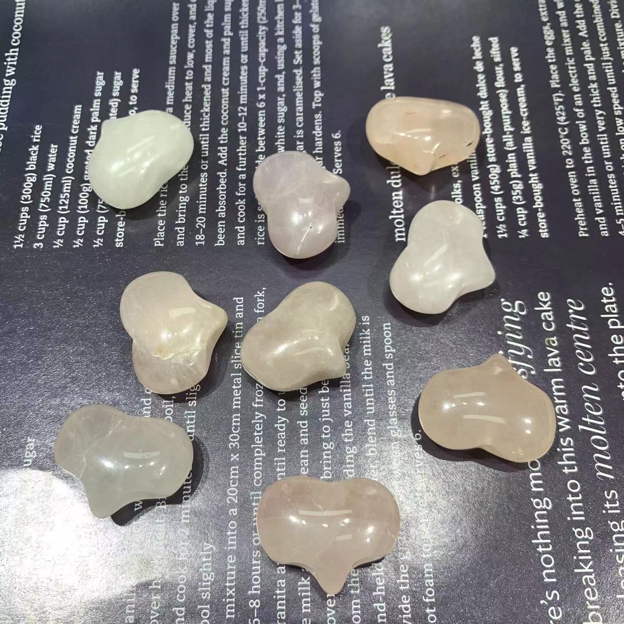 Minion rose quartz heart