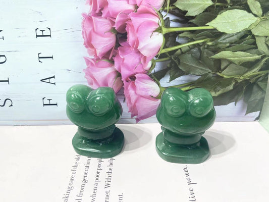 Green aventurine Keroppi