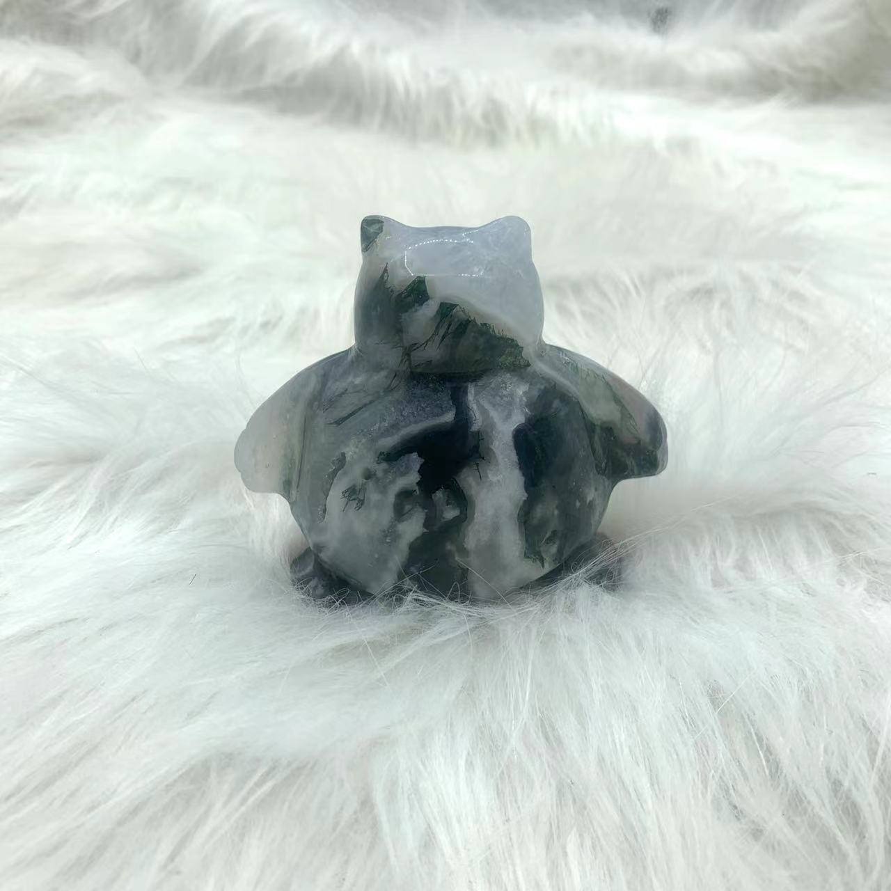 Moss agate Snorlax