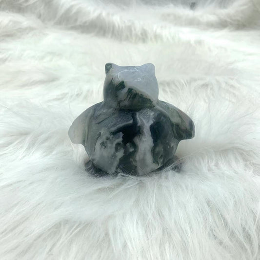 Moss agate Snorlax