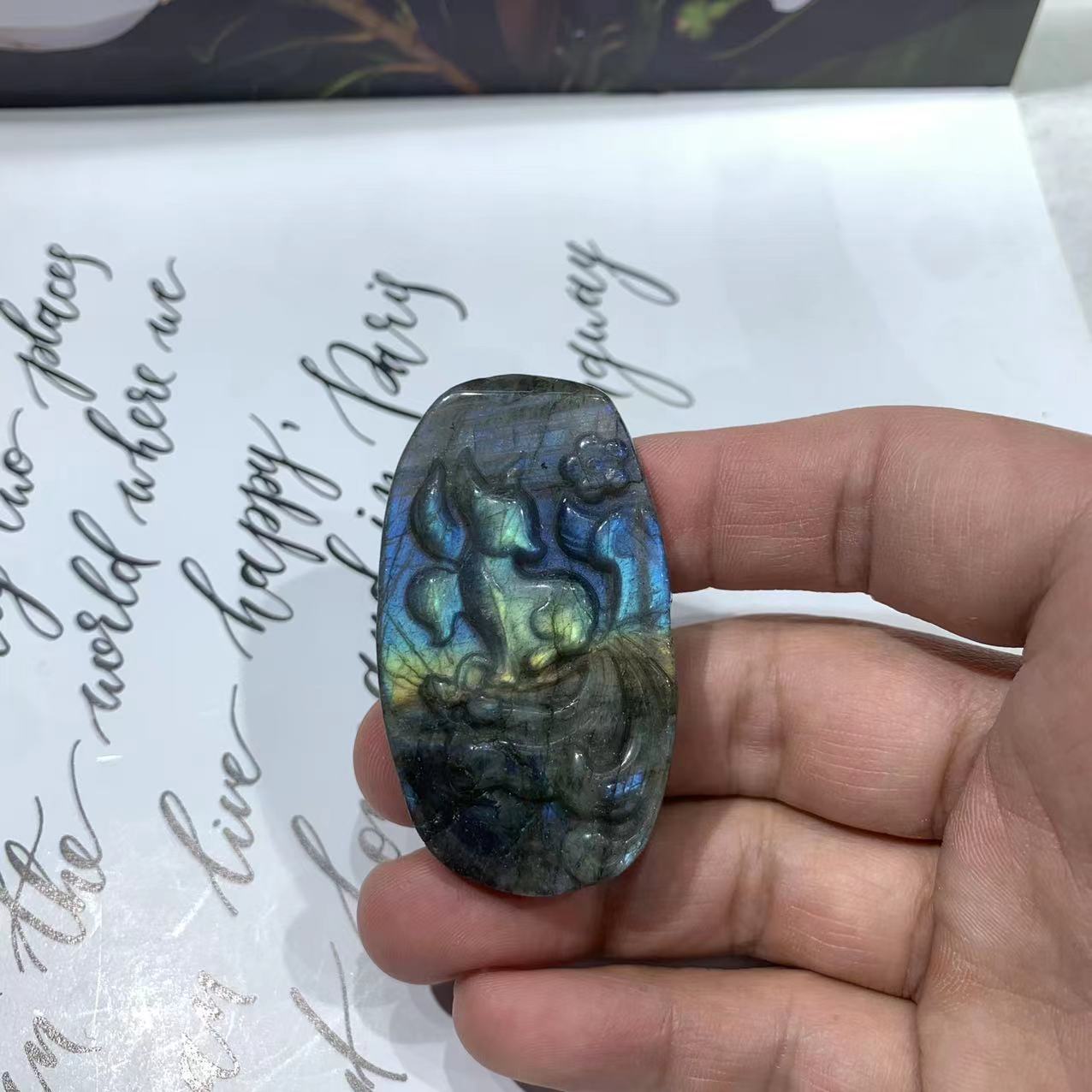 Labradorite carving different shape