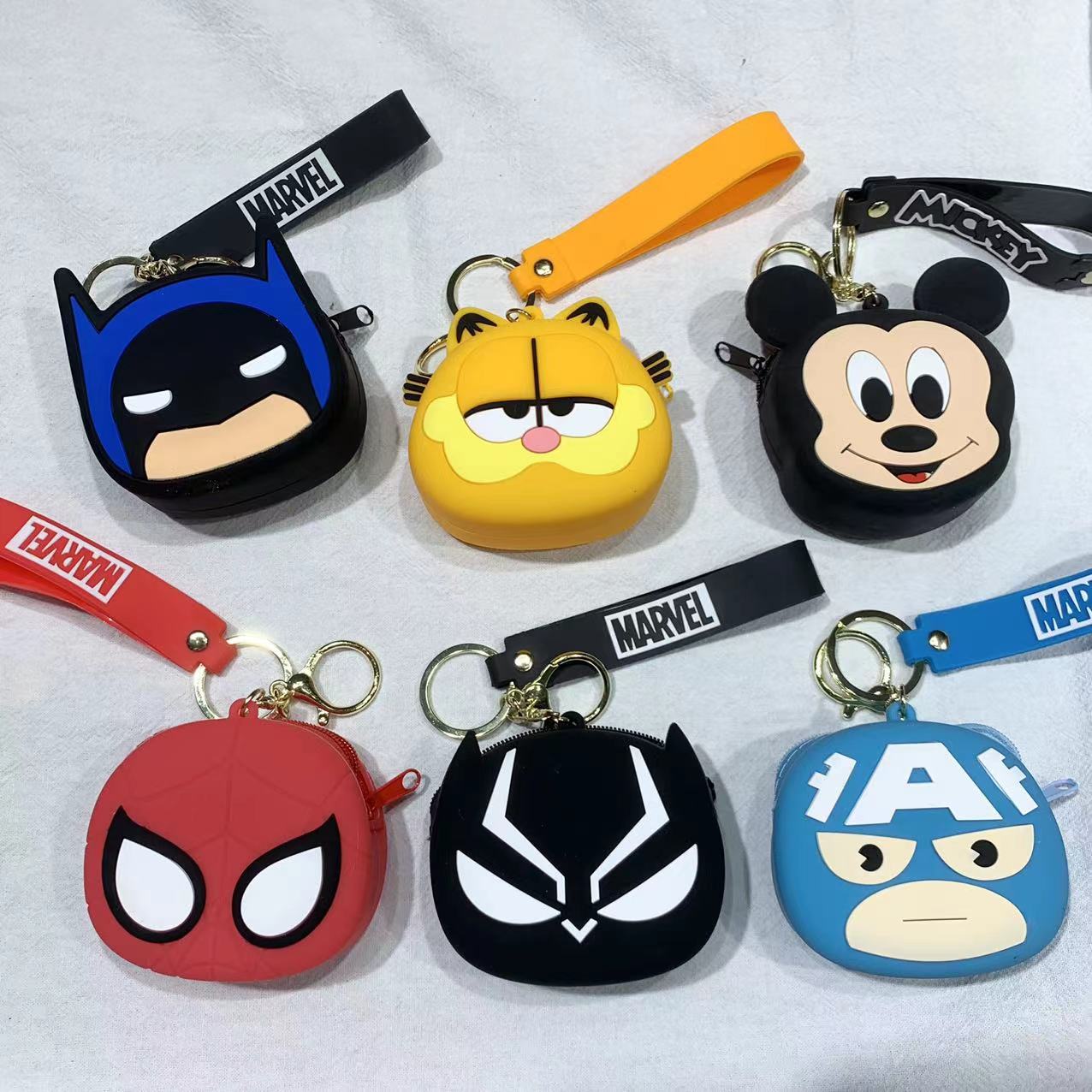 The wallet of different character