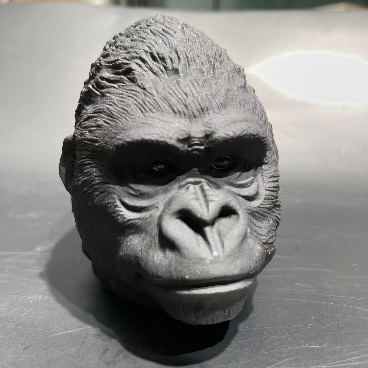 Obsidian Gorilla carving