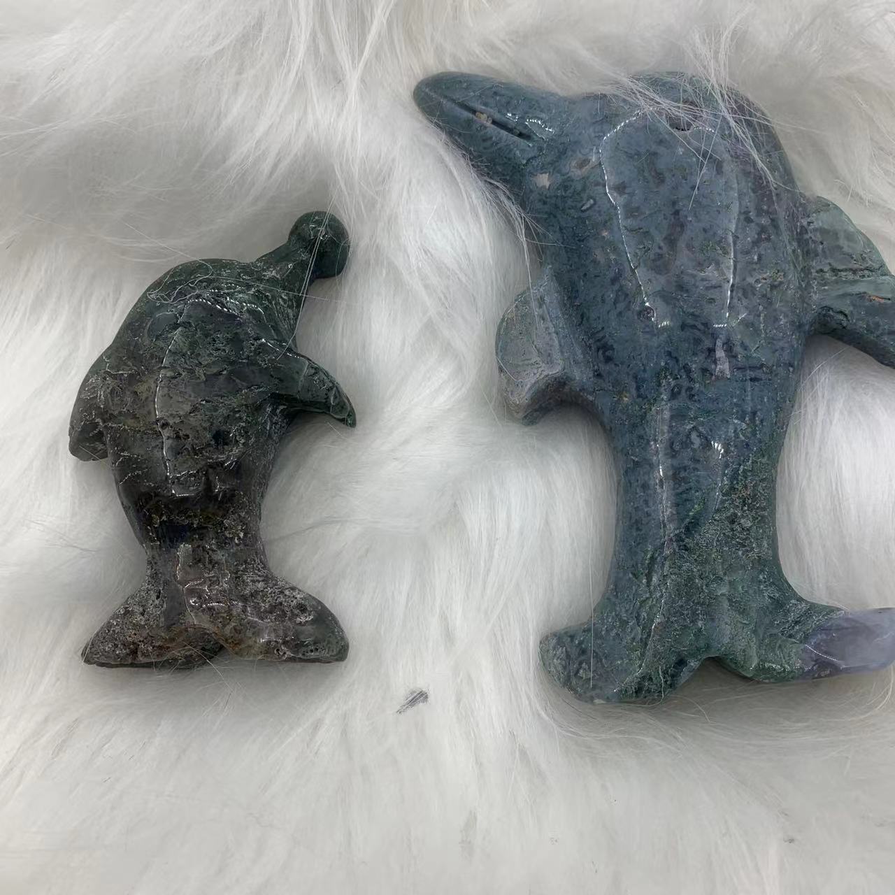 Moss agates  dolphin and set meal