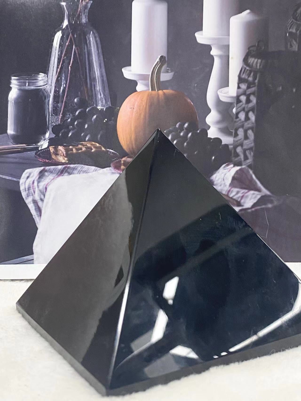 Obsidian pyramid